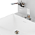 Elegant Dornbracht Mixer with Villeroy & Boch Sink 3D model small image 2