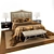 Luxury Camillo Bed by Bordignon 3D model small image 1