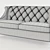 Luxury Velvet Sofa 3D model small image 2