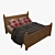 Sleek and Sturdy: IKEA Gurdal Bed 3D model small image 1