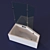 Riho Geta 1600x900: Stylish Acrylic Corner Bath 3D model small image 1