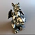 Gothic Gargoyle Statue 3D model small image 1