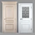 Elegant Interier Door Model 16 3D model small image 1