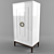 Regency Distribution Brass Armoire 3D model small image 1