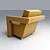 Egyptian Coffee Shop Chair 3D model small image 2