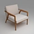 Sophisticated Holly Hunt Armchair 3D model small image 1