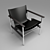 Elegant Pollock Arm Chair 3D model small image 1