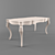 Modern White Oak Table 3D model small image 2