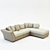 Romantic NAVONA Corner Sofa 3D model small image 3