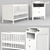 Elegant IKEA Sundvik: Bed & Changing Table 3D model small image 1