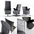 Embrace Lounge Chairs: Elegant Office Seating 3D model small image 1