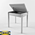 IKEA Sundvick Table: Storage and Style 3D model small image 1