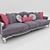 Vintage Charm: Classic Sofa 3D model small image 1