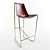 Midj Apelle H75 Bar Stool 3D model small image 1