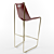 Midj Apelle H75 Bar Stool 3D model small image 2