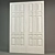 Elegant Paneled Doors 3D model small image 1