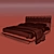 Elegant Bolzan Letti Bed 3D model small image 3