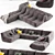 Ligne Roset TOGO 4: Modern Comfort 3D model small image 3