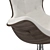 Elegant Shell Armchair | Modern Comfort 3D model small image 2