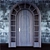 Customizable Wooden Arched Doorway 3D model small image 3