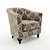 Byblos P14tR Armchair: Italian Elegance 3D model small image 1