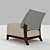 Cozy Nonarm Living Chair 3D model small image 2