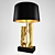Golden Glow Table Lamp 3D model small image 1