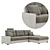 ComfortMax Sofa 3D model small image 1