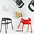 Muuto COVER Chair: 6 Texture Options 3D model small image 3