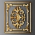 Stucco Frame Carving - Decorative Ornament for Elegant Interiors 3D model small image 1