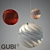 Gubi Turbo Pendant L by Weisdorf: Modern Aluminum Lamp, 620mm Diameter 3D model small image 1