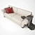 Modern Comfort Sofa Loveseat 3D model small image 2