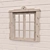 Country Style Window: Wooden Frame Kit | 3ds Max 2014 + fbx + текстуры 3D model small image 1