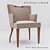 Chic Hickory Carrie Chair 3D model small image 1