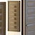 Premium 900*2100 Door 3D model small image 1