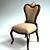 European Single Chair: Comfort in Style 3D model small image 2