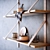 Scandinavian Kitchen Set: Shelf & Accents 3D model small image 2