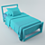 Dreamy Kids Bed 3D model small image 3