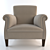 Elegant BEGONIA Armchair: Luxurious Comfort 3D model small image 2