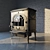 Classic Wood Burning Stove 3D model small image 2