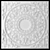 Elegant Carved Ceiling Rosette 3D model small image 1