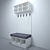 Cozy Foyer: Soft Seating & Hooks 3D model small image 2