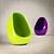 Egg-Chair: Koop by Rashid Karim 3D model small image 1