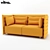 Elegant Alcove Vitra Sofa 3D model small image 1