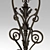 Elegant Forged Baluster 3D model small image 3