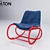 TON Weve Designer Armchair 3D model small image 1