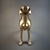 Shimmering Pup: Gold Dog 3D model small image 2