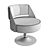 Malaysian Armchair: Y-405 3D model small image 2