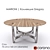 Marioni Gregory Round Dining Table 3D model small image 1
