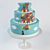 Festive Cake Mastic - Edible Art! 3D model small image 1